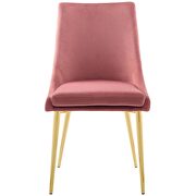 Modern accent performance velvet dining chair in dusty rose by Modway additional picture 6