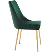 Modern accent performance velvet dining chair in green by Modway additional picture 4