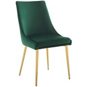 Modern accent performance velvet dining chair in green by Modway additional picture 5