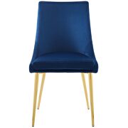 Modern accent performance velvet dining chair in navy by Modway additional picture 7