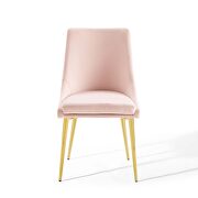 Modern accent performance velvet dining chair in pink by Modway additional picture 6