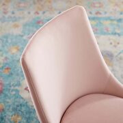 Modern accent performance velvet dining chair in pink by Modway additional picture 8