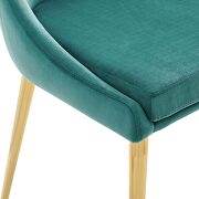 Modern accent performance velvet dining chair in teal by Modway additional picture 3