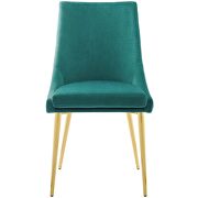 Modern accent performance velvet dining chair in teal by Modway additional picture 7