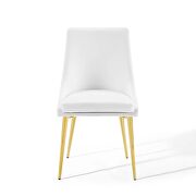 Modern accent performance velvet dining chair in white by Modway additional picture 6
