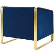 Accent club lounge performance velvet armchair in navy by Modway additional picture 3
