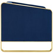 Accent club lounge performance velvet armchair in navy additional photo 4 of 6
