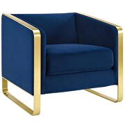 Accent club lounge performance velvet armchair in navy by Modway additional picture 6