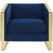 Accent club lounge performance velvet armchair in navy by Modway additional picture 7