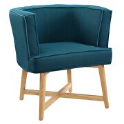 Upholstered fabric accent chair in azure by Modway additional picture 8