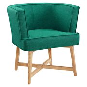 Upholstered fabric accent chair in teal by Modway additional picture 9