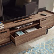 Tv stand in walnut black by Modway additional picture 6