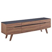 Tv stand in walnut gray by Modway additional picture 2