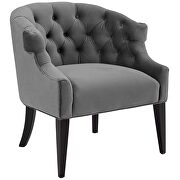 Accent performance velvet armchair in gray by Modway additional picture 6