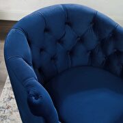 Accent performance velvet armchair in navy by Modway additional picture 7