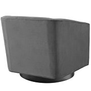 Accent lounge performance velvet swivel chair in gray by Modway additional picture 8