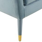 Accent lounge performance velvet armchair in light blue by Modway additional picture 3