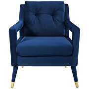 Accent lounge performance velvet armchair in navy by Modway additional picture 9
