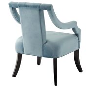 Performance velvet accent chair in light blue by Modway additional picture 6