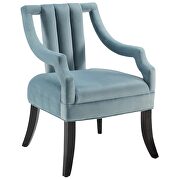 Performance velvet accent chair in light blue by Modway additional picture 7
