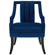 Performance velvet accent chair in navy by Modway additional picture 6