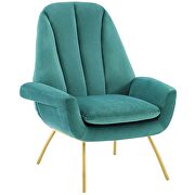 Accent performance velvet armchair in teal by Modway additional picture 4