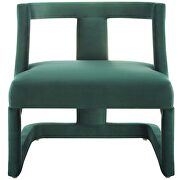 Accent lounge performance velvet armchair in green by Modway additional picture 6