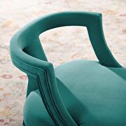 Accent lounge performance velvet armchair in teal by Modway additional picture 2