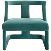 Accent lounge performance velvet armchair in teal by Modway additional picture 6