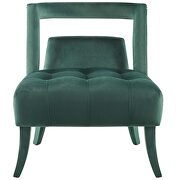 Accent lounge performance velvet armchair in green additional photo 5 of 7