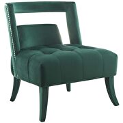 Accent lounge performance velvet armchair in green by Modway additional picture 7