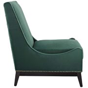 Accent upholstered performance velvet lounge chair in green by Modway additional picture 3