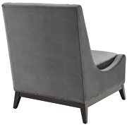 Accent upholstered performance velvet lounge chair in gray by Modway additional picture 6