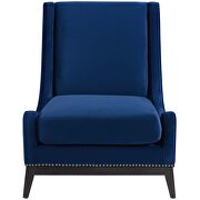 Accent upholstered performance velvet lounge chair in navy by Modway additional picture 7