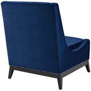 Accent upholstered performance velvet lounge chair in navy by Modway additional picture 8