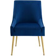 Upholstered performance velvet dining chair in navy by Modway additional picture 5