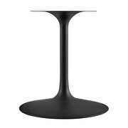 Oval wood top dining table in black white by Modway additional picture 6