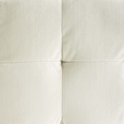 Tufted cube performance velvet ottoman in ivory by Modway additional picture 4