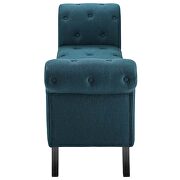 Button tufted accent upholstered fabric bench in blue by Modway additional picture 4