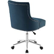 Tufted button swivel upholstered fabric office chair in azure by Modway additional picture 5