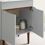 Bathroom vanity in gray white by Modway additional picture 2