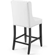 Faux leather counter stool in white by Modway additional picture 3