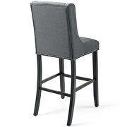 Upholstered fabric bar stool in gray by Modway additional picture 6