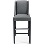 Upholstered fabric bar stool in gray by Modway additional picture 7