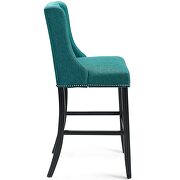 Upholstered fabric bar stool in teal by Modway additional picture 5