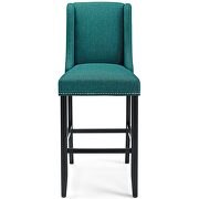 Upholstered fabric bar stool in teal by Modway additional picture 7