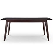 Rectangle dining table in cappuccino by Modway additional picture 5
