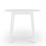 Round dining table in white by Modway additional picture 5
