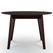 Round dining table in cappuccino by Modway additional picture 5