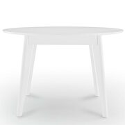 Round dining table in white by Modway additional picture 5